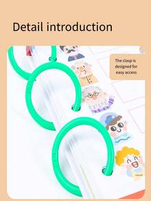 Educational Quiet Book For Children, Hook And Loop English Word Recognition Learning Toy For Toddlers - Multicolor - View 4
