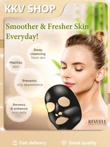 Mascarilla Facial para Eliminar Puntos Negro- Mascarilla Negra con Carbón Activado - Limpieza Profunda y Efectiva - Ideal para Todo Tipo de Piel