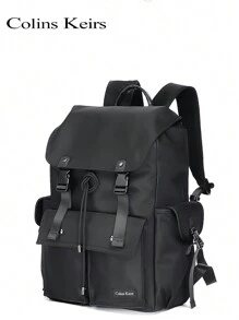 Colins Keirs大容量牛津布背包 - 黑色 - 查看 1