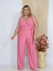 MACACÃO ESTRELA PLUS SIZE MALHA LUREX MEGA ESTILOSO