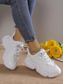 Women's Sports Shoes - White - View 5