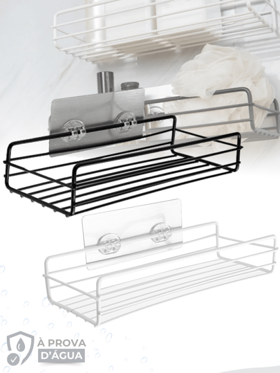 Prateleira Para Banheiro e Cozinha Suporte Shampoo (RETA)