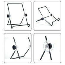 Tablet & Phone Stand With Metal Foldable Desktop Iron Wire Holder