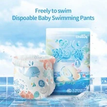 1 Pack/1pc Disposable Baby Swim Diapers, Available In M, L, Xl, Xxl Sizesbaby Shower Family Decorations Gifts