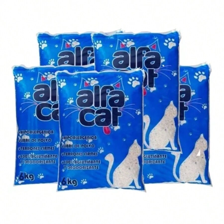 30kg ARENA PARA GATOS ALFA CAT - Blanco - Ver 1