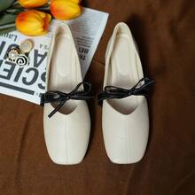 Bailarinas nudo de mariposa , suave con cómodo , adecuado para uso diario con desplazamiento - Albaricoque - Ver 5