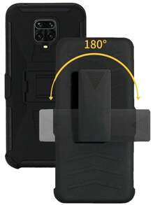 Funda Uso Rudo Con Clip Para Xiaomi Redmi Note Pro Note 9s - Negro - Ver 5