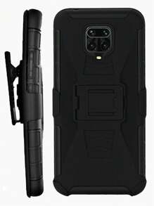 Funda Uso Rudo Con Clip Para Xiaomi Redmi Note Pro Note 9s - Negro - Ver 2