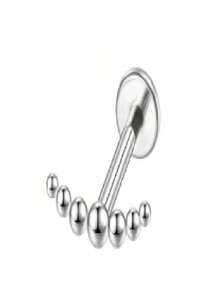 Stud Earrings - 銀色 - 查看 1