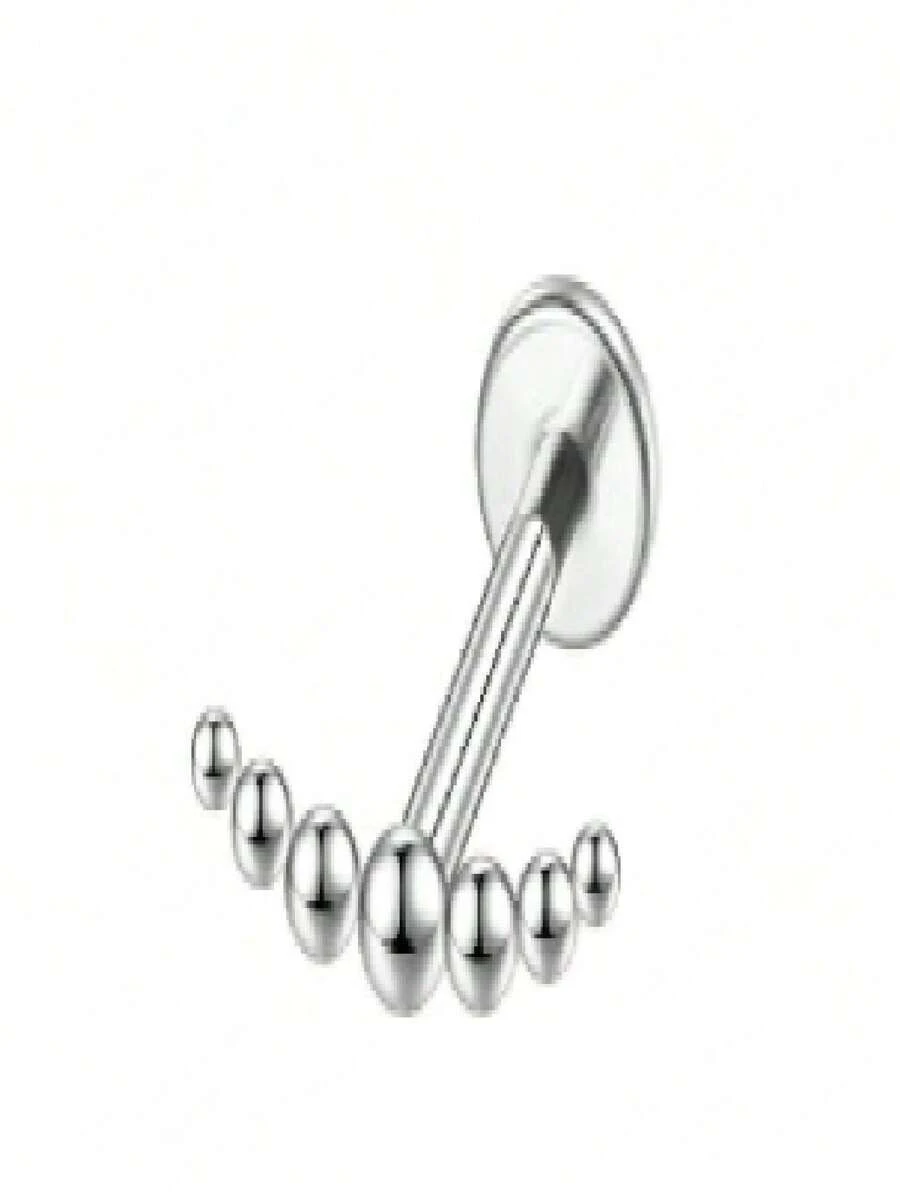 Stud Earrings - 銀色 - 查看 1