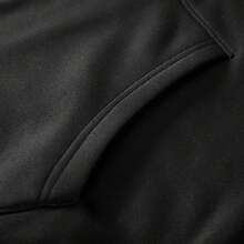 Men's Solid Color Hooded Zipper Sweatshirt Jacket - Beige - View 6