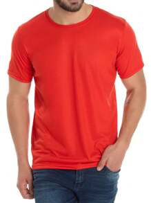 Men T-Shirts & Tanks - 紅色 - 查看 1