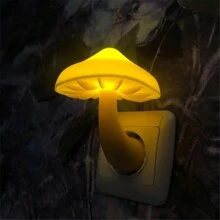 1 Pc, Mushroom Night Light, Built-In Sensor Night Light, Suitable For Bedside Bedrooms And Corridors