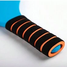 Blue 6pcs/set Super Dynamic Badminton Racket Kit With Goose Feather Shuttlecock And Carrying Bag, Jianzi Wooden Badminton Racket Kit - Blue - View 6