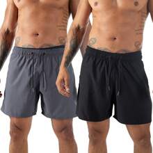 Men Shorts - 灰色 - 查看 1
