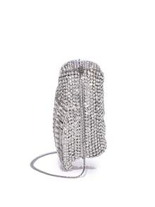 Lấp lánh, quyến rũ, thanh lịch, thời trang tinh tế, trang trí bằng đá Rhinestone cho túi cầm tay buổi tối của phụ nữ, túi buổi tối bằng đá Rhinestone cho cô gái tiệc tùng, phụ nữ, dành cho phụ nữ, hoàn hảo cho tiệc tùng, đám cưới, vũ hội, bữa tối/tiệc, làm quà tặng tốt nhất cho phụ nữ ngày lễ tình nhân - Bạc - Xem 3