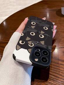 1 Miếng Hình con mèo Da giả Kết cấu Mềm mại Ốp lưng & bao da điện thoại Đối với iPhone Và Samsung - Nhiều màu - Xem 4