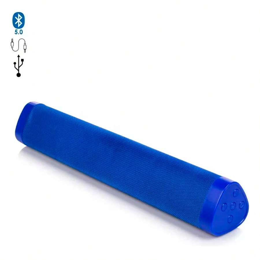 Bocina Portátil Recargable Bluetooth A500 Para Android/ios - Azul - Ver 1