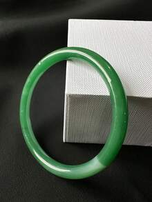 1 pieza brazalete delicado de jade de imitación de estilo chino (color aleatorio) - Multicolor - Ver 4