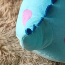 Miniso Disney Pixar Round Cute Plush Toy - Stitched Doll Pillow, Christmas Holiday Gift For Friends(James P.Sullivan) - Royal Blue - View 7