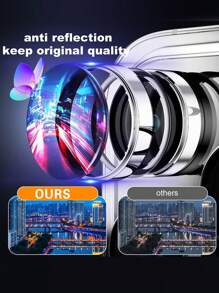 3 件装相机镜头保护膜适用于 Apple iPhone 16e、16 Pro Max、16 Pro、16、16 Plus、15 Pro Max、15 Pro、15、15 Plus、14 Pro Max、14、14 Pro、14 Plus、13 Pro Max、13、12、11 - 銀色 - 查看 2