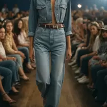 Chocolate Jeans Jeans chocolate Push up - Azul menta - Ver 2