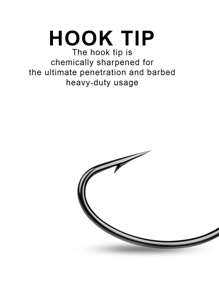 PRO BEROS Proberos 50入組高碳鋼魚鉤,附贈收納盒,高強度與耐腐蝕的高碳鋼鉤 - 黑色 - 查看 3