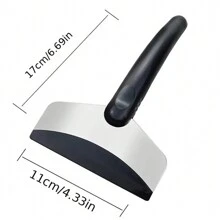 Car Ice Scraper Snow Shovel, Car Windshield Car Defrost Snow Remover Cleaning Tool Winter Car Accessories - Black - View 2