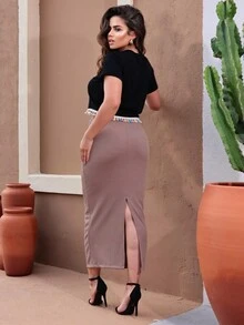 Women Two-piece Outfits - 黑色 - 查看 2