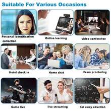 1只黑色網絡攝像頭,兼容windows和macos - 2k - 查看 8