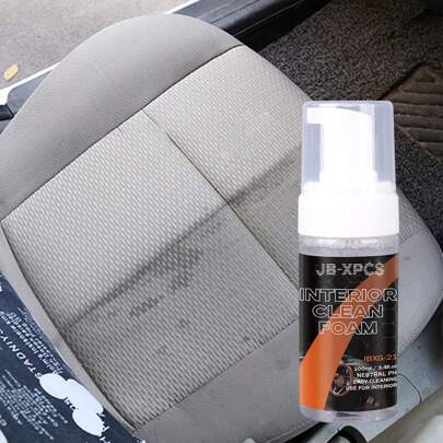 JB-XPCS [Deep Cleaning, No Residue] Car Interior Cleaner, Multi-Purpose Leather & Fabric Stain Remover, Suitable For Car Headliner And Seats