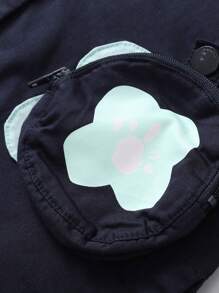 Annil Girls' Autumn Casual Fashion Short Jacket Royal Blue - Royal Blue - View 4