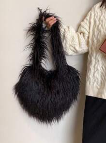 Bolso de imitación - Negro - Ver 1