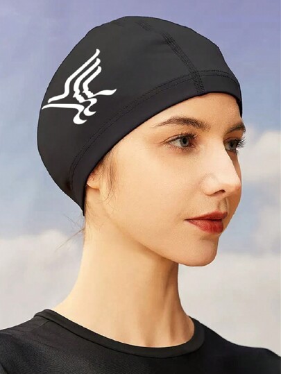 قبعة السباحة قطعة واحدة، مقاس للكبار (بدون ربط)، مقاومة للماء، تصميم غطاء الرأس (مناسبة للرجال والنساء)، ناعمة، مريحة، خفيفة الوزن، مناسبة لحمام السباحة، مصنوعة من مادة البولي يوريثان (لاستخدام الداخلي والخارجي)، أسود، ضروريات الشاطئ، إكسسوارات الشاطئ، طفو حمام السباحة