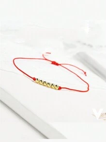 Red Thread Protection Bracelet - Rot - Übersicht 2