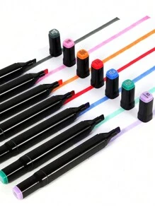 12-168色酒精標記筆組,雙頭永久性藝術標記筆,適用於著色,插圖和素描,兒童和成人藝術用品 - 彩色 - 查看 6