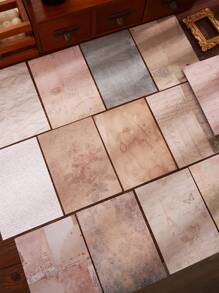 30 件/包復古報紙風格剪貼簿裝飾可撕紙 - 彩色 - 查看 1