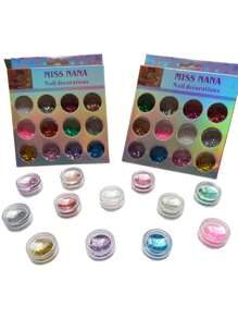 Glitter para decoracion de uñas - Rosa Fucsia - Ver 1