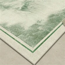 Green Ink-style Carpet, Simple And Luxury Living Room Sofa Mat, Hotel Room Bedside Rugs, Home Decor - Shanlan - View 5