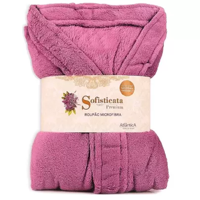 Roupão Plush Microfibra Unissex Toque Macio