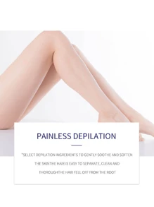 Professional Hair Removal Cream - Effective Formula For Gentle And Long-Lasting Hair Removal - Suitable For All Skin Types - Easy To Use At Home - Non-Irritating - For Use On Armpits, Knees, Legs, Body Parts-1