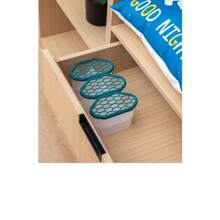 One Piece Thermal Reusable Dehumidification Box Desiccant Storage Moisture Absorption Box Indoor Dehumidification Moisture Absorption Empty Box - Blue and White - View 2