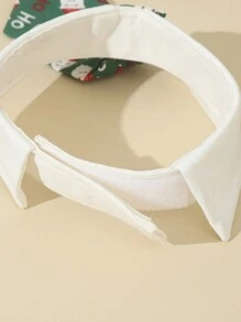 1入組聖誕老人與信函圖案寵物領帶 - 綠色 - 查看 3