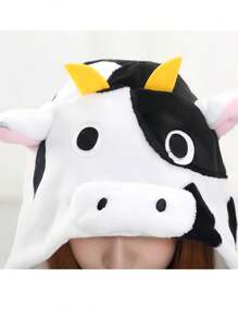 Mameluco de vaca premium con botones - Blanco y Negro - Ver 4