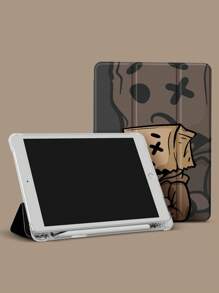 Étui Apple Box Man Compatible avec iPad 10,2 pouces 2021/2020 iPad 9e/8e génération, Compatible avec Samsung Galaxy Tab A8 10,5 pouces 2022, Compatible avec Huawei Matepad 10,4/Couvercle de tablette, Avec porte-stylet, Prend en charge le réveil/veille automatique - Multicolore - Voir 4