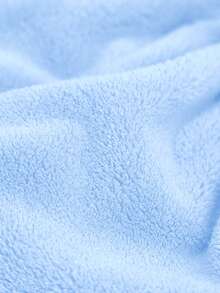 Cute Coral Velvet Hair Drying Cap - Blue - View 3