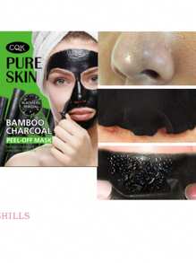 Mascarilla Facial para Eliminar Puntos Negro- Mascarilla Negra con Carbón Activado - Limpieza Profunda y Efectiva - Ideal para Todo Tipo de Piel