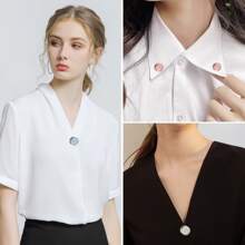 6pcs Multifunctional Magnetic Brooch, Scarf Pin, Collar Clip With Buckle For Women - Multicolor - View 5