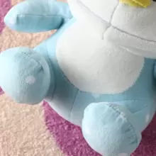 Búp bê nhồi bông hình vịt cao 35 cm - Nhân vật hoạt hình kinh điển, búp bê nhồi bông mềm mại, gối ôm và đồ chơi an ủi cho trẻ em (Vịt Daisy) - Màu xanh nhạt - Xem 9