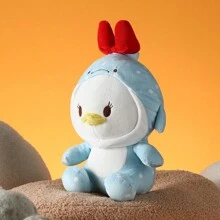 Búp bê nhồi bông hình vịt cao 35 cm - Nhân vật hoạt hình kinh điển, búp bê nhồi bông mềm mại, gối ôm và đồ chơi an ủi cho trẻ em (Vịt Daisy) - Màu xanh nhạt - Xem 3